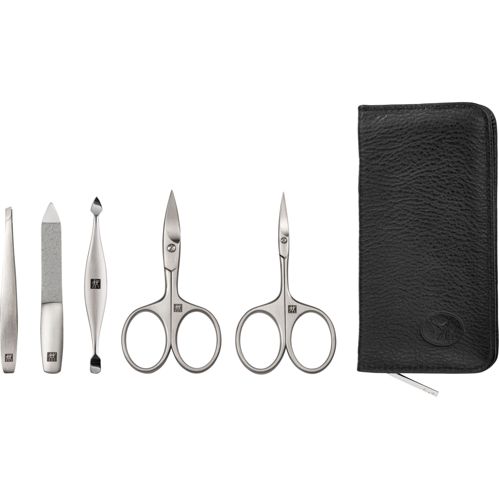 ZWILLING Maniküre Pediküre Set 5tlg. mit Nagelschere, Leder