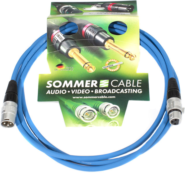 Sommer Cable Stage Blue Line Vocal 1,5m blu