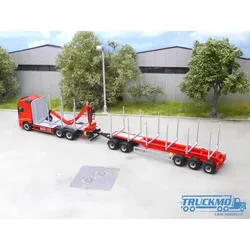 Elbe-Modell Bausatz Gigaliner Hängerzug LKW Aufbau + Anhänger ohne Kran EM130