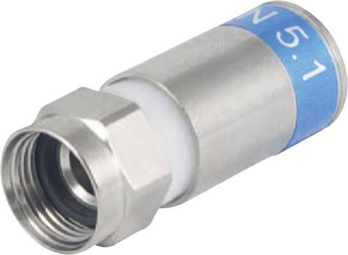 Kathrein 21210018 F-Stecker Kompression Anschlüsse: F-Stecker Kabel-Durchmesser: 7mm