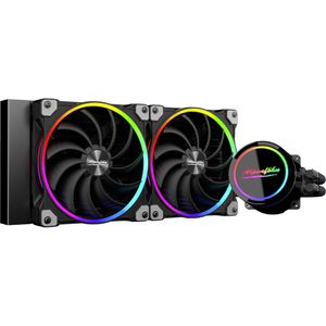 Alpenföhn CPU-Kühler Gletscherwasser 280, 84000000189, PWM, AiO-Wasserkühler, 280 W+ TDP, für Intel & AMD, ARGB-LED