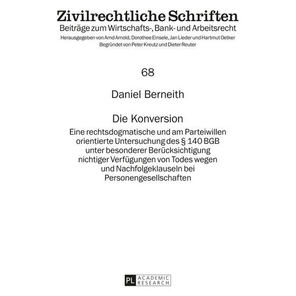 Peter Lang Berneith:Die Konversion (67838808)