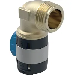 Geberit FlowFit Übergangsbogen 90Gr mit AG Rg+ 90Gr d25-R1