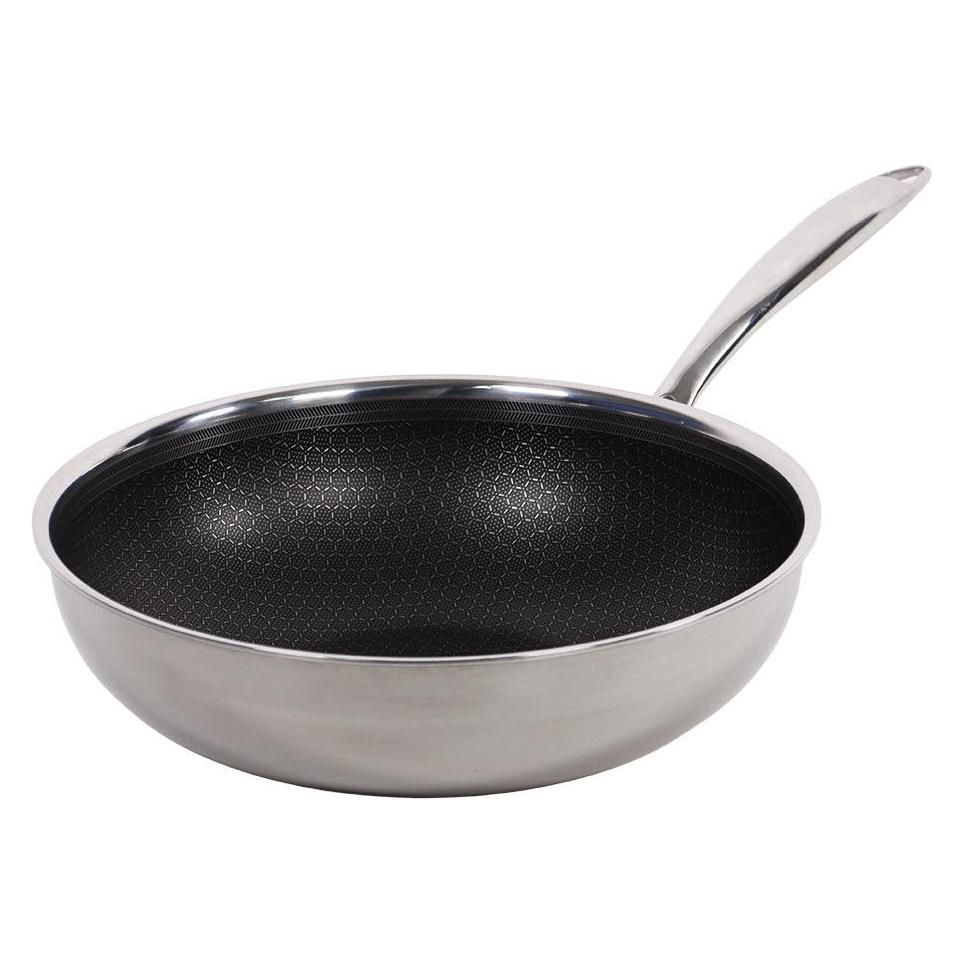Stock Sobczyk - Hybrid Wok Ø28cm (Bratpfanne, Aluminium, Edelstahl) (1235498)