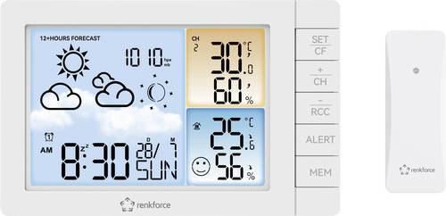 Renkforce RF-4883634 Digitale-Wetterstation Anzahl Sensoren max. 3St.