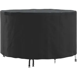 vidaXL Möbelbezug Schwarz 102 x 102 x 71 cm 210D Oxford Stoff