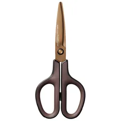 PLUS JAPAN Schere 17.5 cm schwarz/braun