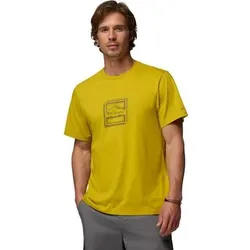 COLUMBIA Herren Shirt CSC Seasonal Graphic Tee, Größe XXL in Gelb Gelb