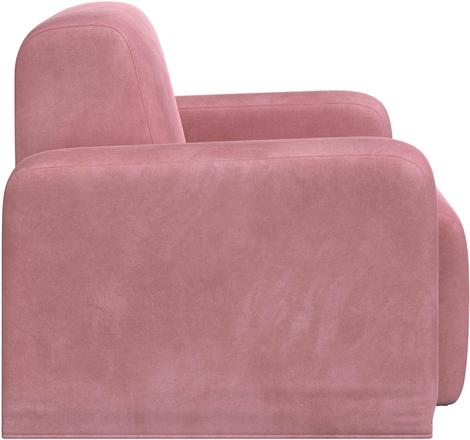 vidaXL Fauteuil Rose Velours