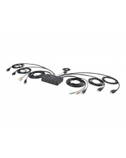 StarTech.com 2-Port Dual-Monitor Cable KVM Switch KVM-Umschalter DUAL-MONITOR CABLE SWITCH (C2-DH46-UA2-CBL-KVM)
