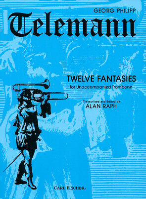Carl Fischer Telemann 12 Fantasien Trombone