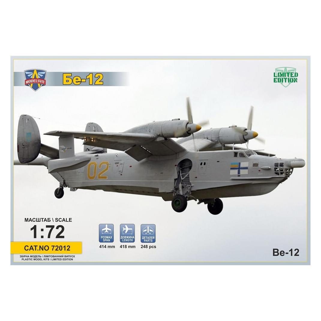 Modelsvit Be-12 Chayka amphibious aircraft (MSVIT72012)
