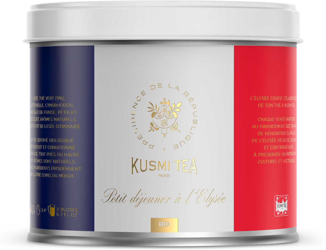 Petit déjeuner à l'Élysée - Grüner tee Yerba mate, zitrone, bio - Kusmi Tea