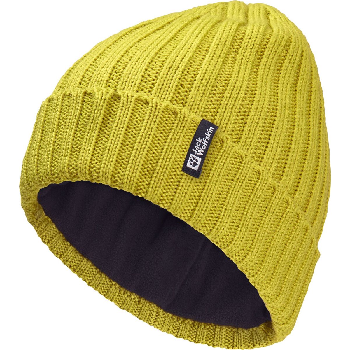 Jack Wolfskin RIB Knit Beanie chartreuse (M0053) One Size 1907122_M0053_OS