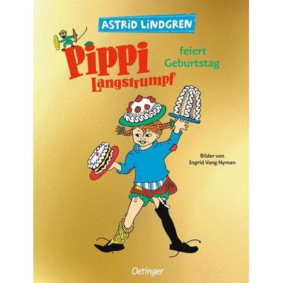Pippi Langstrumpf feiert Geburtstag, Gebundene Ausgabe von Astrid Lindgren, Verlag Friedrich Oetinger GmbH, 978-3-7512-0787-4