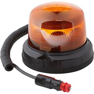 Hella Warnleuchte RotaLED 2RL 014 979-021, orange mit 360° LED, mit 12 V & Magnetfuß, ECE R65, Rundumkennleuchte