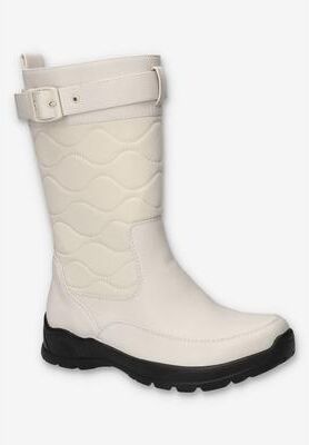 Women's Blizzard Waterproof Boot by Easy Street in Winter White (Size 8 M)