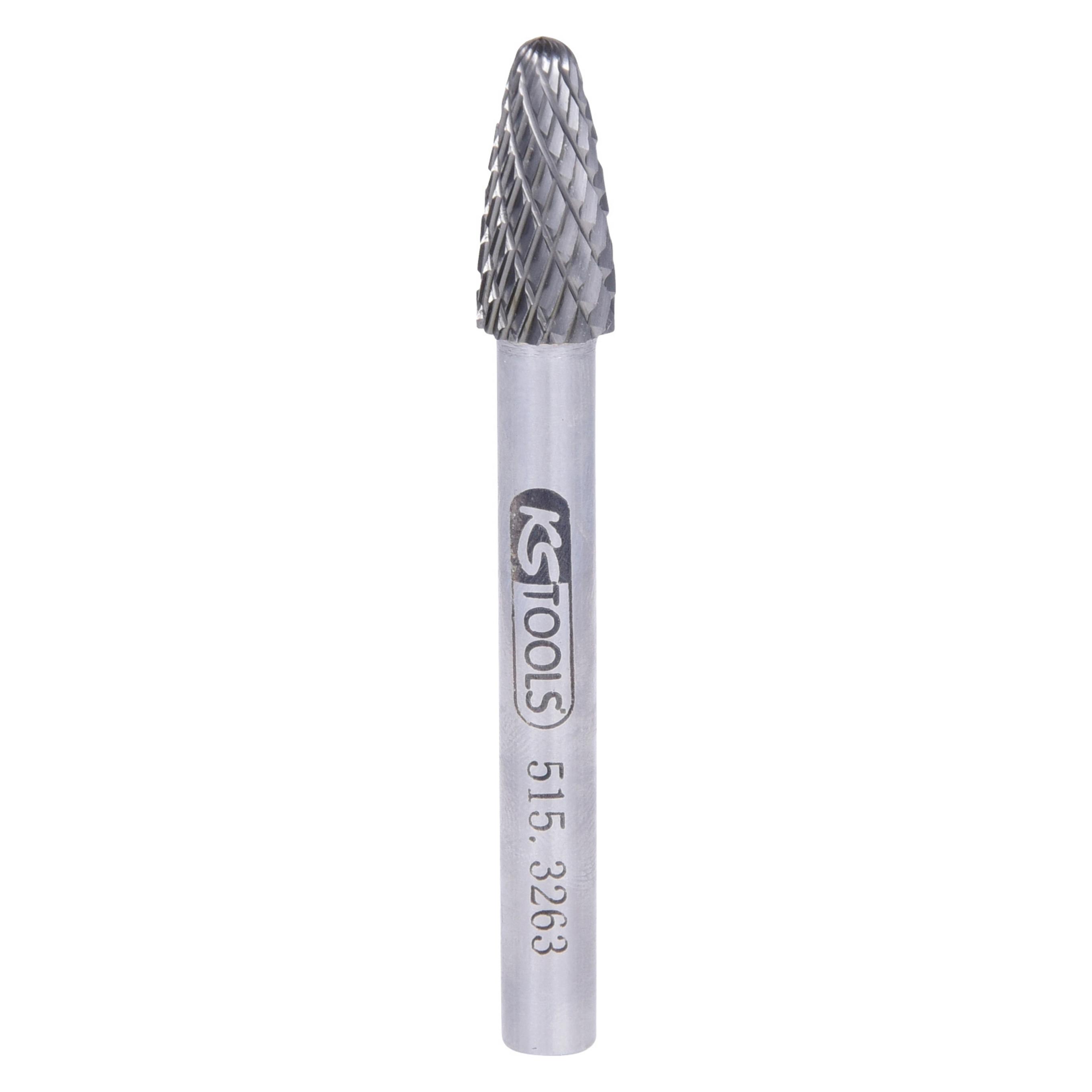 KS Tools HM Rundbogen-Frässtift Form F (Form F) (515.3263)