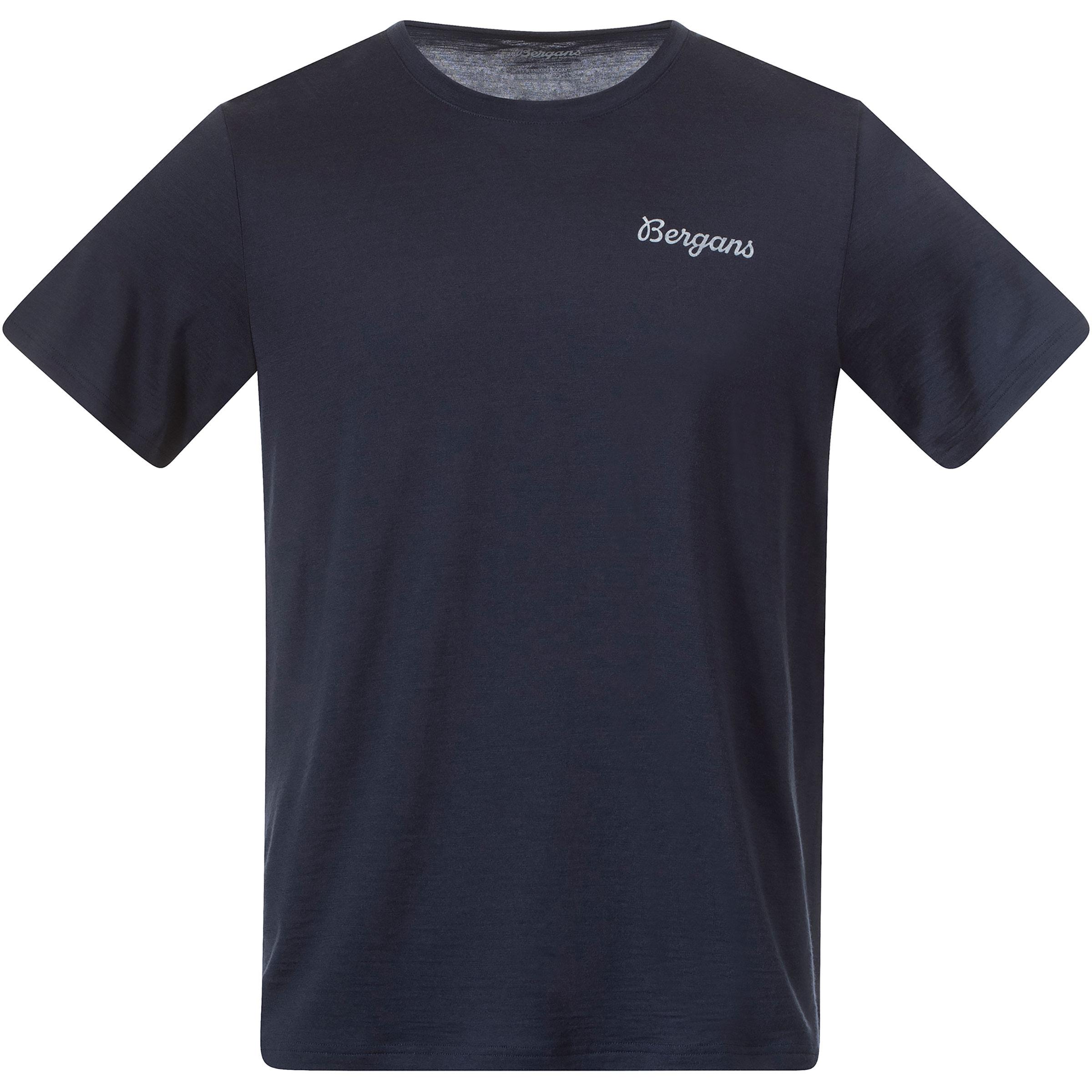 Bergans Rabot Emblem Wool Herren T-Shirts blau Größe S Trekking Hautfreundlich Merinowolle | Lyocell (Tencel)