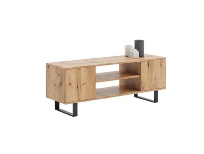 KOBI TV Schrank Focus 135 x 40 x 49 cm TV Tisch Industriestil Industrial Style Fernseher Schrank TV Möbel Wohnzimmer Schränke Fernsehtisch RTV Unterschrank Fernsehschrank Lowboard