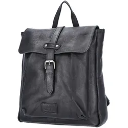 The Skandinavian Brand Damen Leder Rucksack - Black