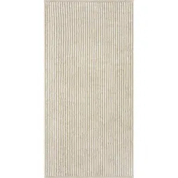 Handtuch TWO-TONE STRIPE (BL 50x100 cm) - beige - BL 50x100 cm