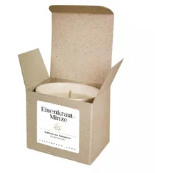 Duftkerze Keramikbecher - Eisenkraut Minze