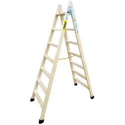 Label, Leiter + Gerüst, Plabell Klappbare Leiter Bld-7 Holz 190 Cm (Stehleiter)