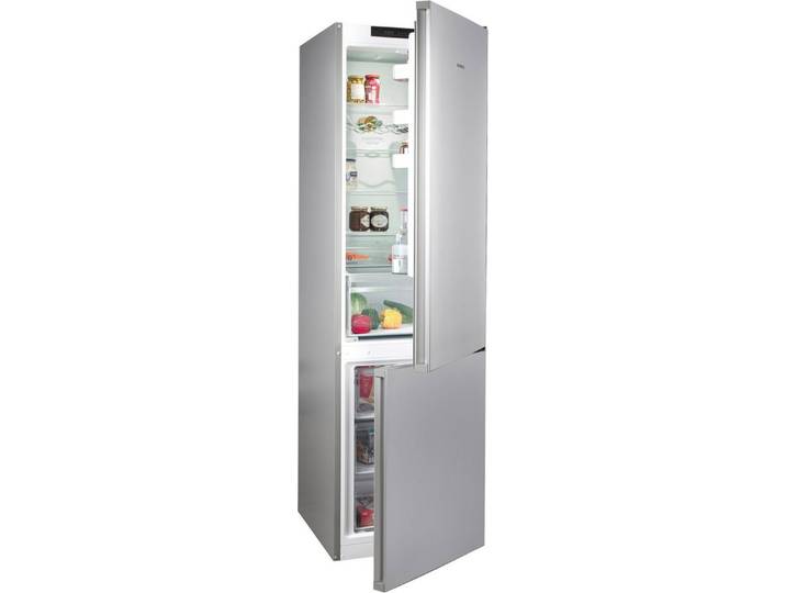 SIEMENS Kühl-/Gefrierkombination iQ300 KG39N2LAF, 203 cm hoch, 60 cm breit, noFrost, hyperFresh 0°C Schublade, nahtlose Platzierung, LED-Licht