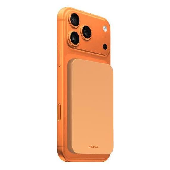 Celly Magsafe Pb Match 5000mah Orange (5000 mAh, 15 W) (MAGPBMATCH5OR)
