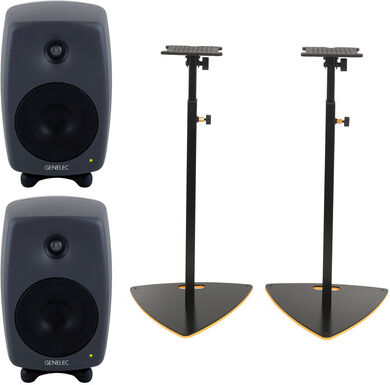 Genelec 8330 APM Stand Bundle Schwarz