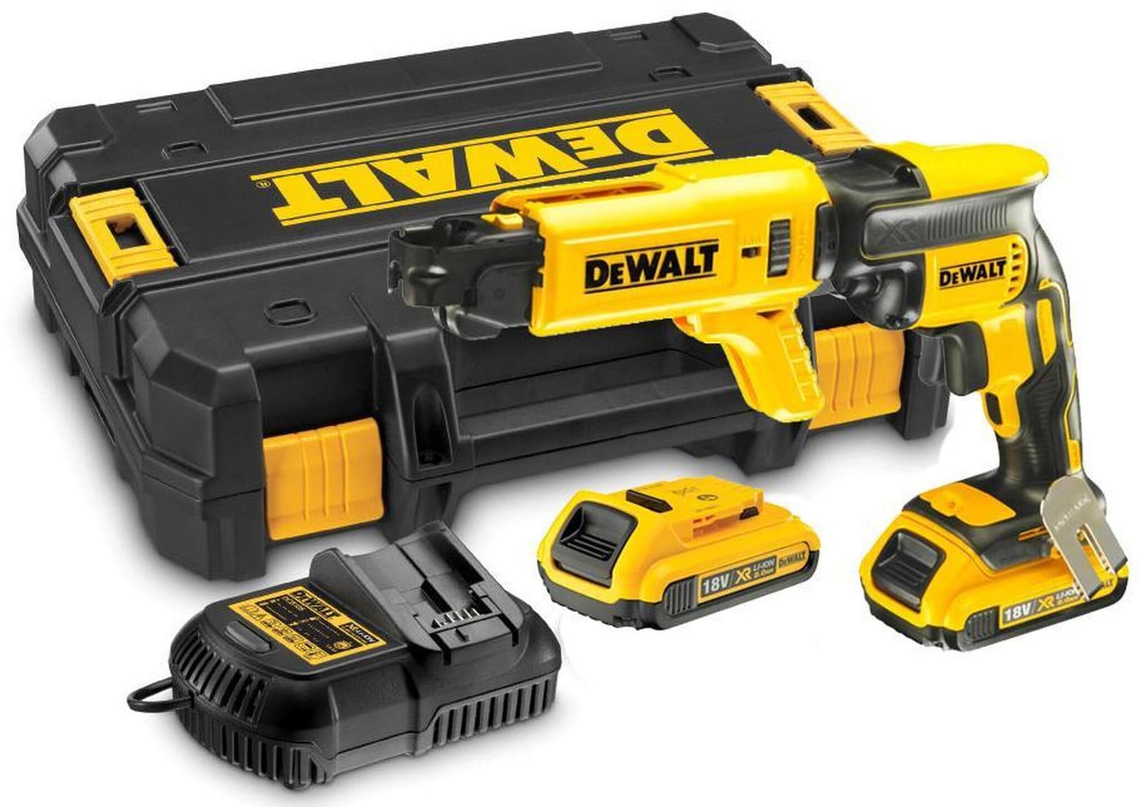 DeWalt DCF620D2K-QW Akku-snelbouwschroefset, 18V