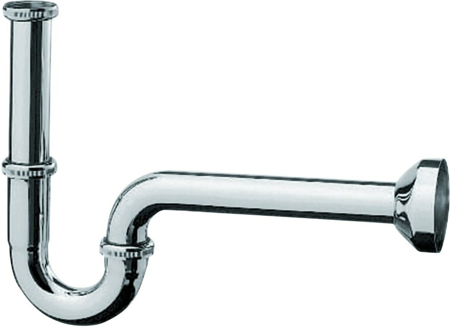 Hansgrohe Röhrensiphon Eing. G 1 1/4, installationsfr., chrom (53010000)