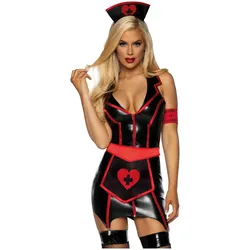 Leg Avenue Sexy Krankenschwester Kostüm - Kleid für Fasching (S)