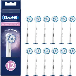 Oral-B, Zahnbürstenkopf, Sensitive Clean Clean&Care (12x)