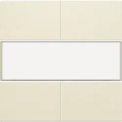 Niko Züblin 100-40250 Abdeckung für potentialfreien 4 fach Taster, 24 V, mit Textfeld cream 10040250