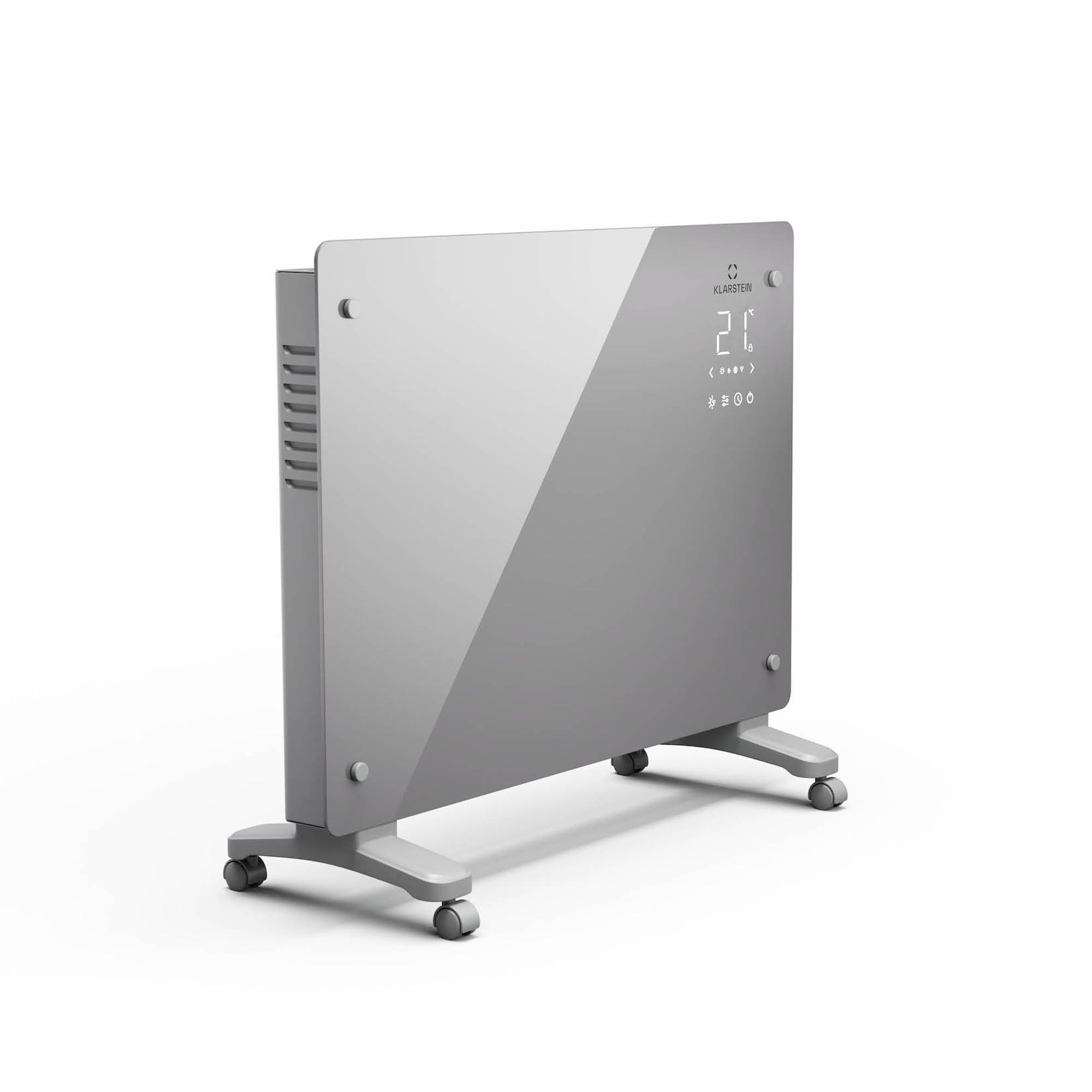Bansin Crystal Smart Konvektor 1500 1500 W App 5- 50 °C LED-Anzeige Touch-Display Grau 1500 W