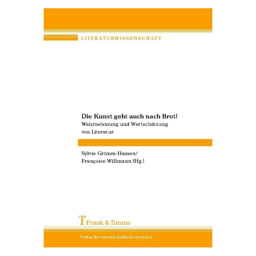 Frank & Timme Die Kunst geht auch nach Brot! (Deutsch, Softcover, Francoise Willmann, Sylvie Grimm-Hamen) (55237592)