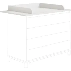 Wickelaufsatz PAIDI OLLI (BHT 124x13x79 cm) - BHT 124x13x79 cm