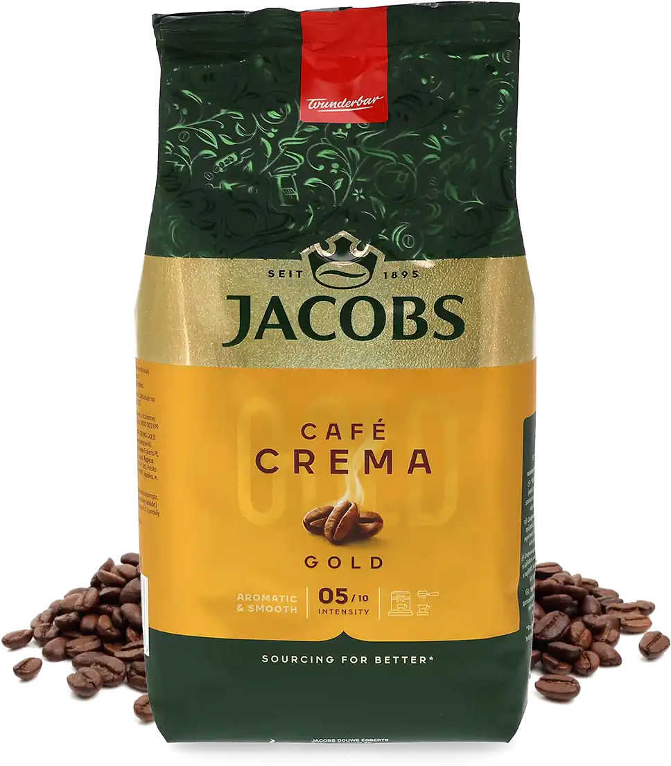 500g Café Crema Jacobs Grains de café - Fruité - Moyen - Meilleur café - Pas cher