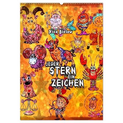 Jeder Stern ein Zeichen (Wandkalender 2027 DIN A2 hoch), CALVENDO Monatskalender