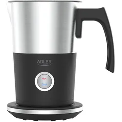 Adler AD 4497 Milchaufschäumer Elektrischer Aufschäumer für bis zu 120 ml Milchschaum