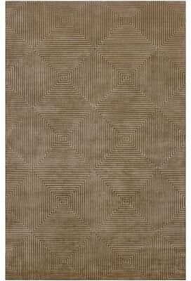 Livabliss Hand Knotted Meru Geometric Wool Area Rug - 5' x 8' - 5' x 8'
