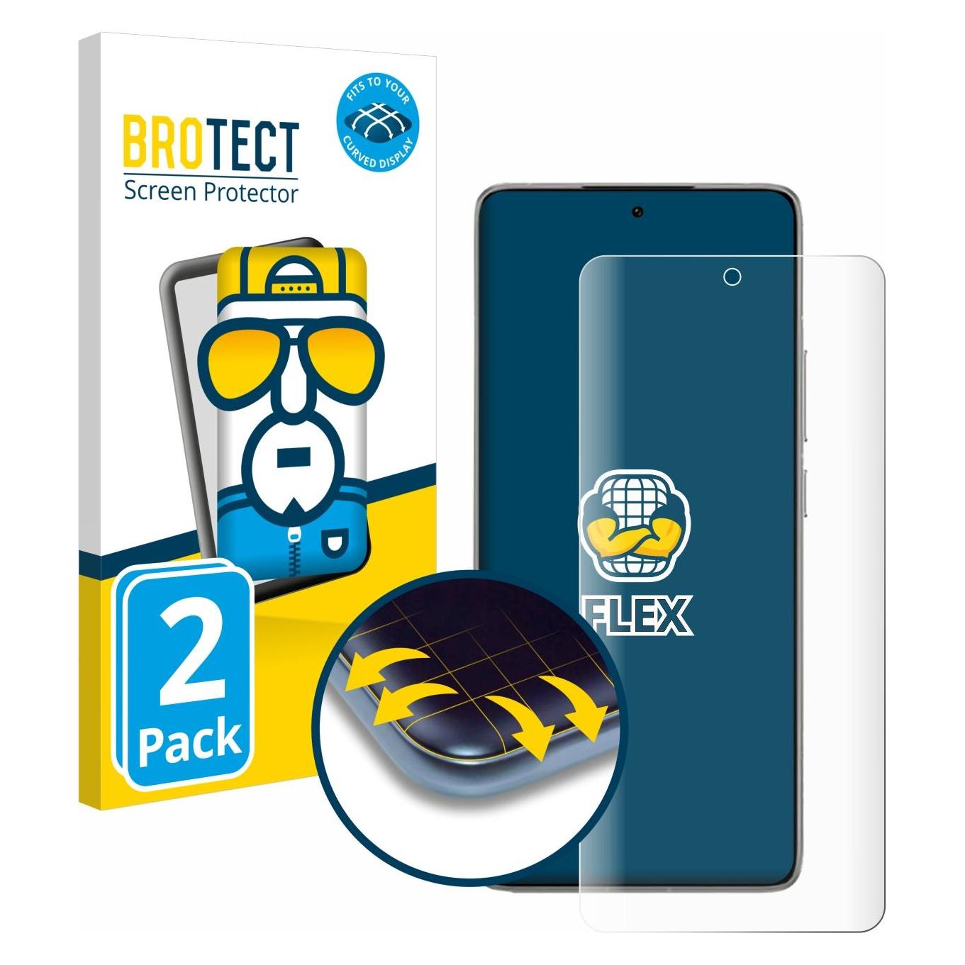 Brotect Fullscreen Schutzfolie Displayschutz Folie Klar Transparent (Xiaomi 14T Pro) (5156421)