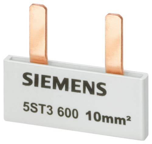 Siemens 5ST3600 Stiftsammelschiene, 10mm2 Anschluss: 2x 1-phasig berührungssicher Stiftsammelschiene 10St.