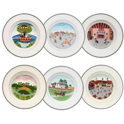 Villeroy & Boch Design Naif Suppenteller ø 21 cm Kollektion 6er Set