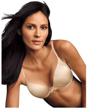 Plus Size Women's Love the Lift Natural Boost Demi T-Shirt Bra by Maidenform in Latte (Size 34 B)