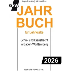 GEW-Jahrbuch 2026 für Lehrkräfte, Fachbücher von Michael Rux, Inge Goerlich