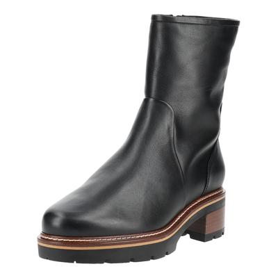 Stiefelette HÖGL "Högl Stiefelette Leder", Damen, Gr. 39, schwarz, Leder, Schuhe Stiefelette