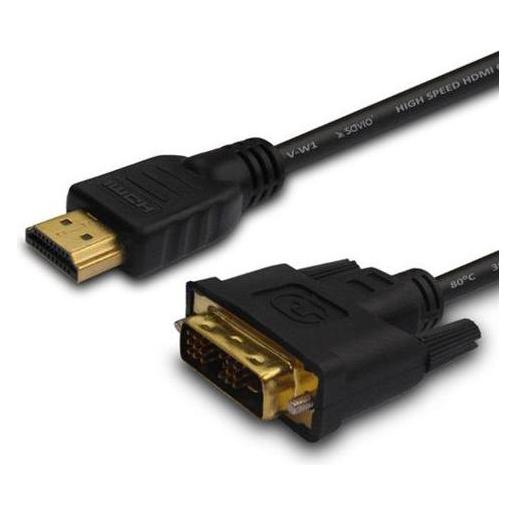 Savio CL-139 Videokabel-Adapter DVI-A HDMI Typ A (Standard) (1.80 m) (CL-139)